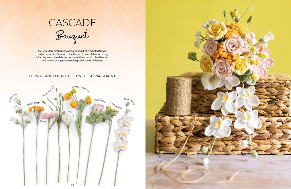 Crochet A Flower Bouquet: 35 crochet patterns for handmade flowers and foliage