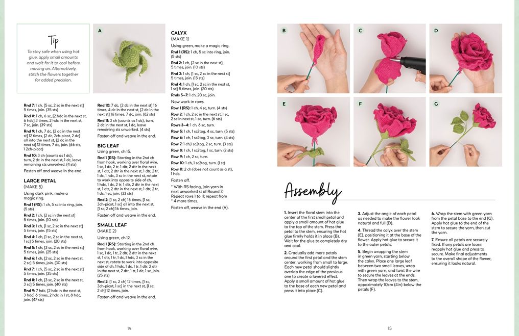 Crochet A Flower Bouquet: 35 crochet patterns for handmade flowers and foliage