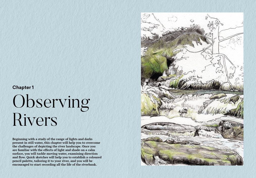 How to Draw a River: From the Source to the Sea: A Step-by-Step Course for the Nature Artist