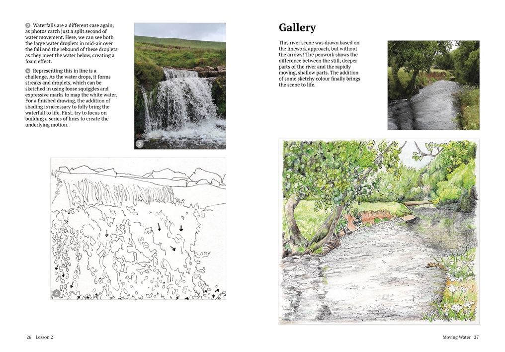How to Draw a River: From the Source to the Sea: A Step-by-Step Course for the Nature Artist