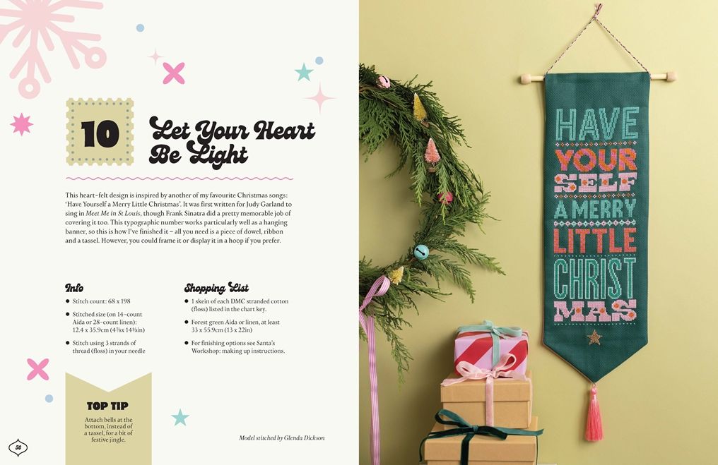 Merry Stitchmas: 24 fun and festive cross stitch designs