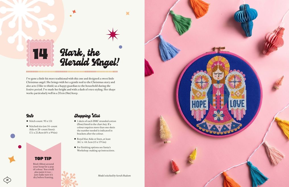 Merry Stitchmas: 24 fun and festive cross stitch designs