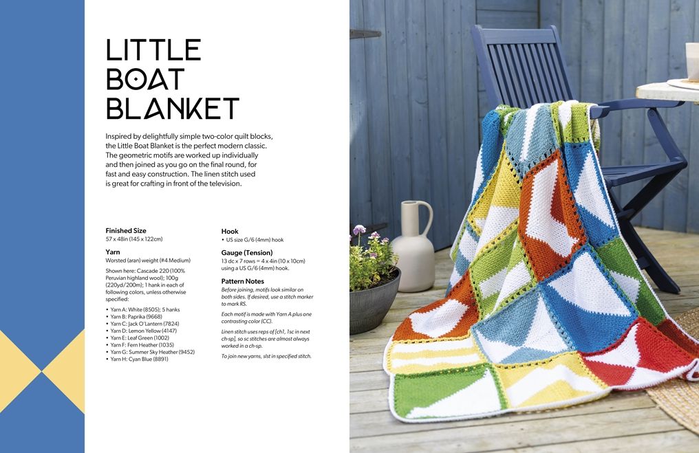 Crochet Modular Blankets: 18 mixed motif designs that play with shape and scale