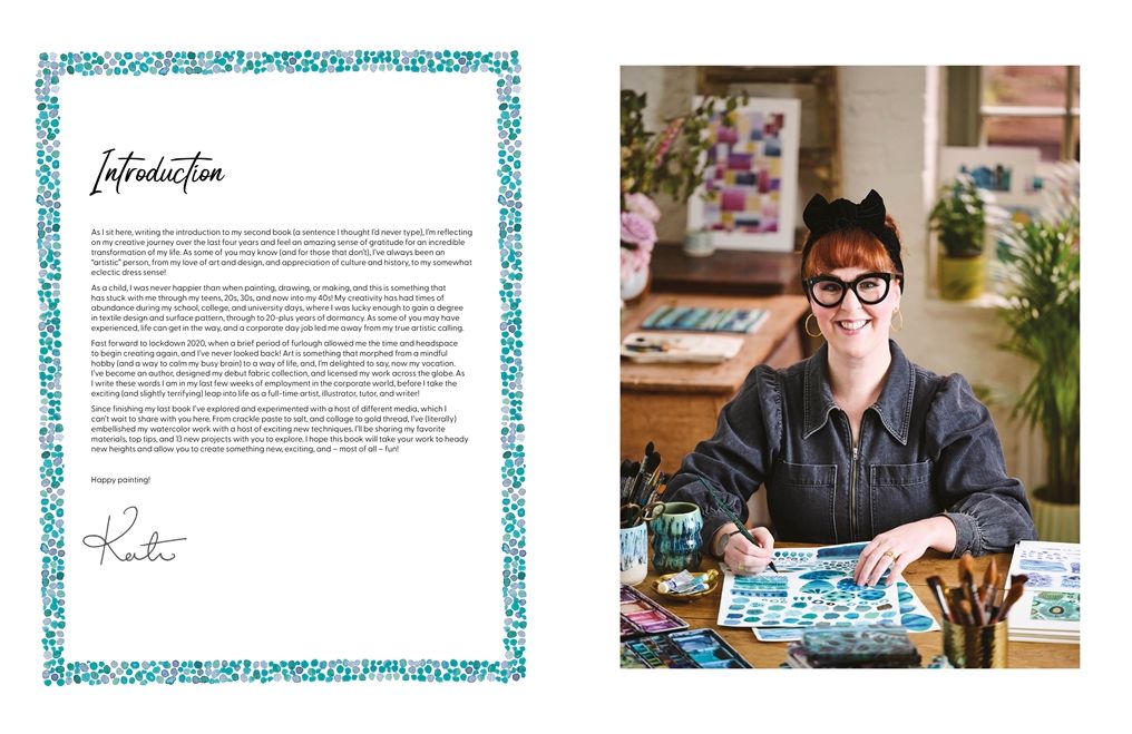 Creative Abstract Mixed Media: The beginner's guide to expressive painting with watercolor and more!