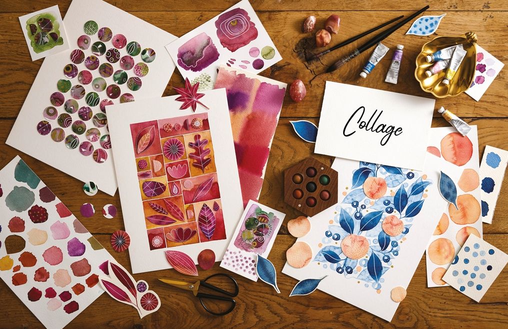 Creative Abstract Mixed Media: The beginner's guide to expressive painting with watercolor and more!
