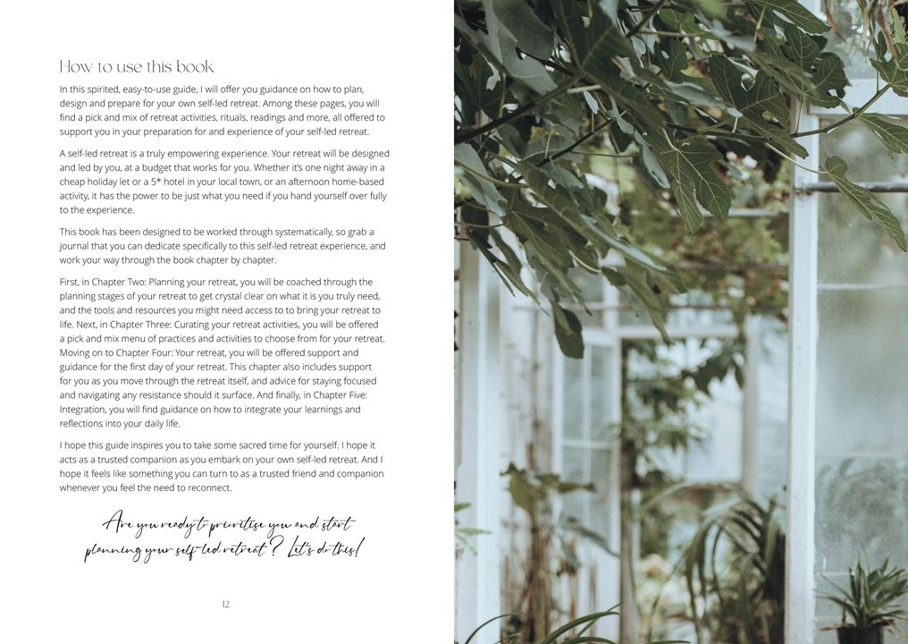 Retreat Yourself: How to create a truly transformative self-led retreat