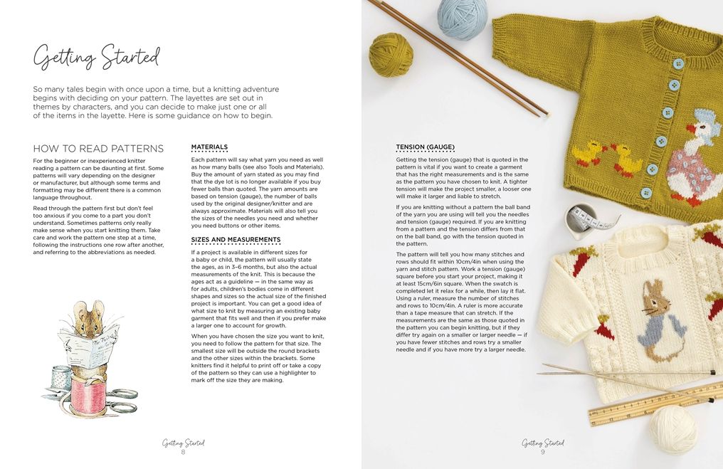 Peter Rabbit™ Baby Knits: 20 knitting patterns for clothes and accessories inspired by the Tales of Beatrix Potter