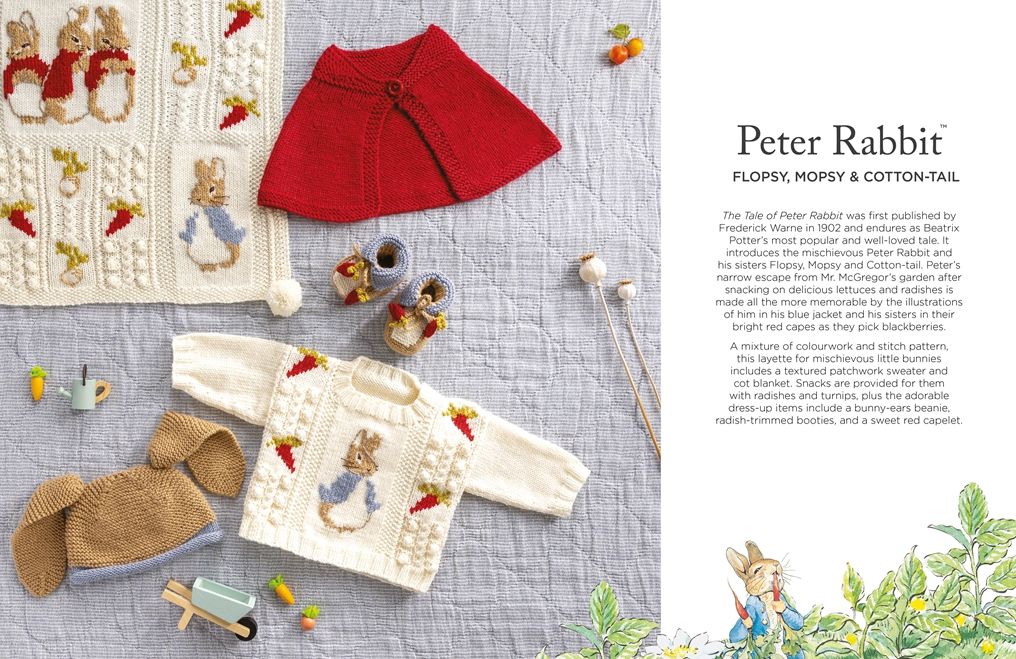 Peter Rabbit™ Baby Knits: 20 knitting patterns for clothes and accessories inspired by the Tales of Beatrix Potter
