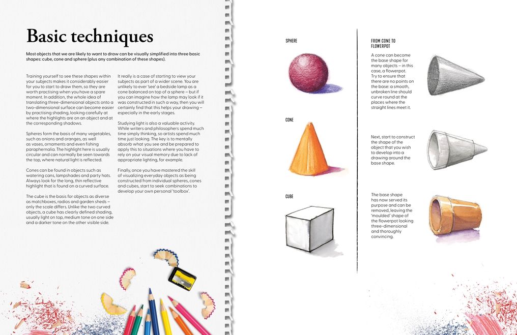 Learn to Draw in an Hour a Day: Techniques, Exercises and Practice Projects to Master the Art of Drawing and Painting