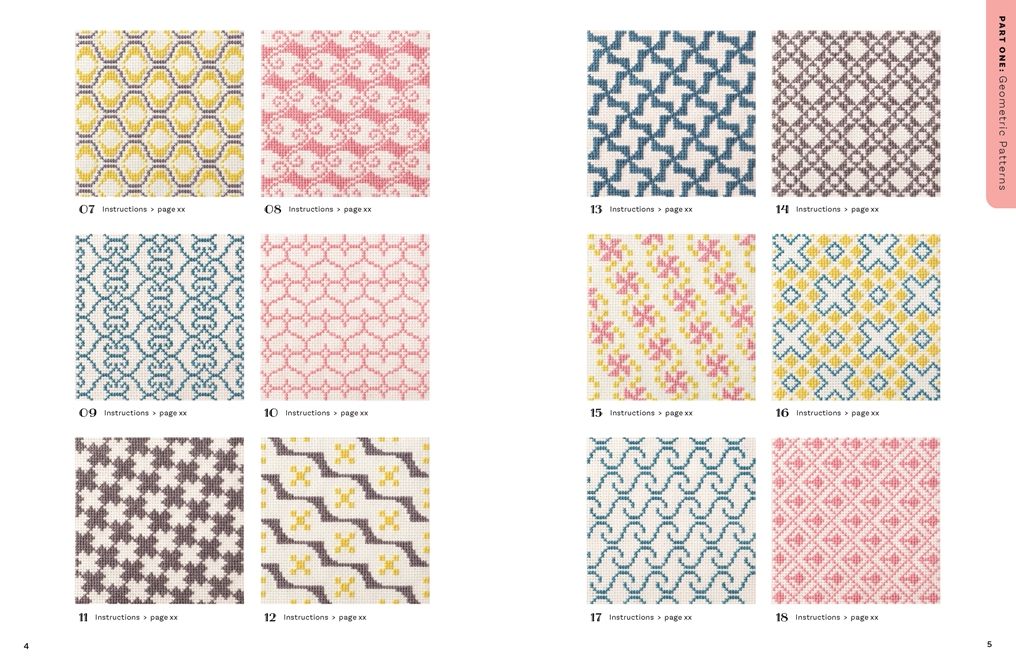 200 Japanese Cross Stitch Designs: Traditional, geometric, retro and floral patterns for mindful stitching