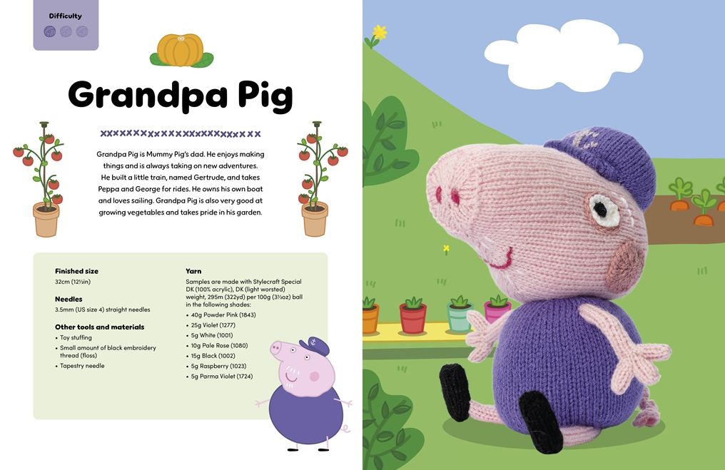 Knitting Peppa Pig: Over 20 adorable knitted toy patterns for hours of fun!