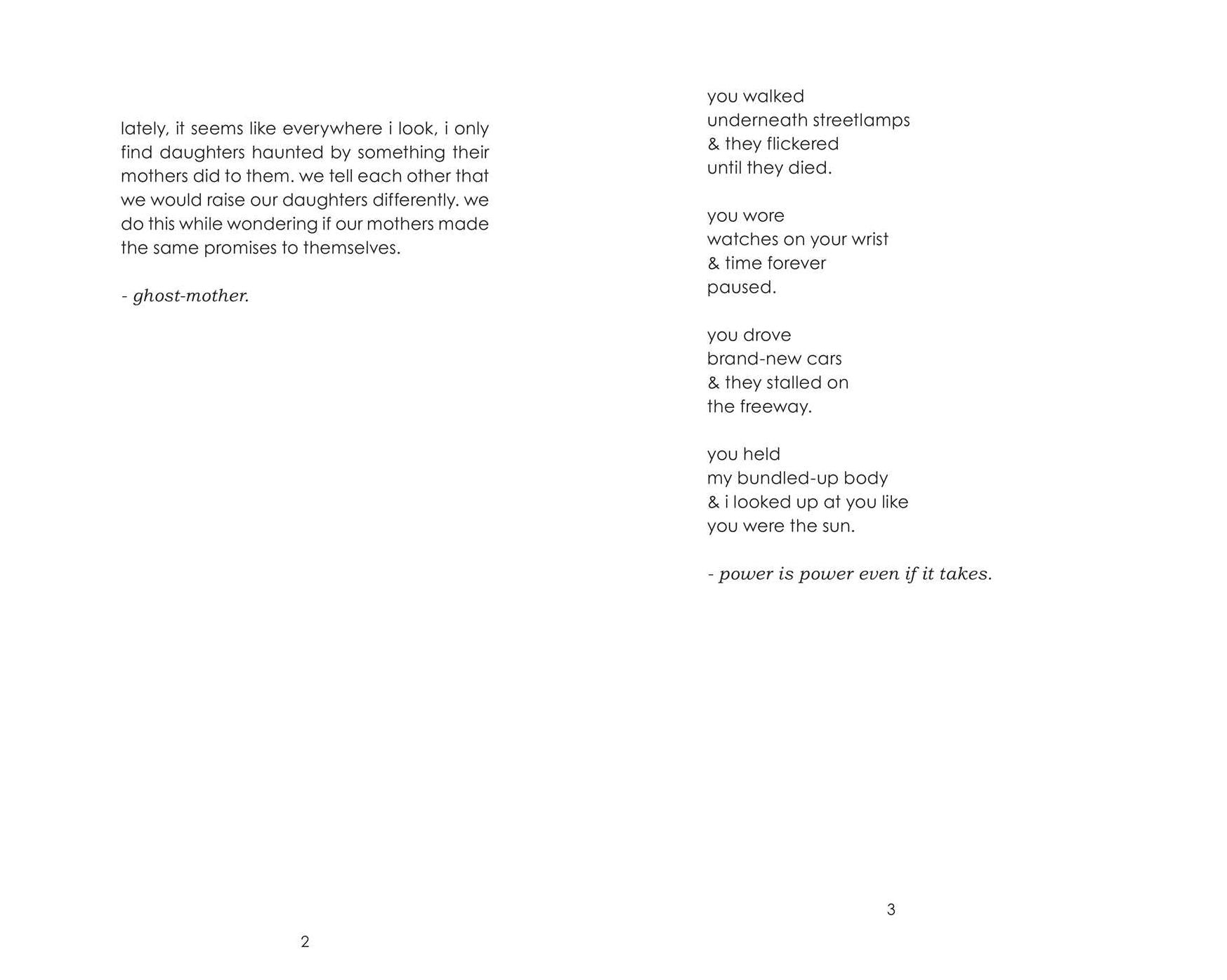 to drink coffee with a ghost