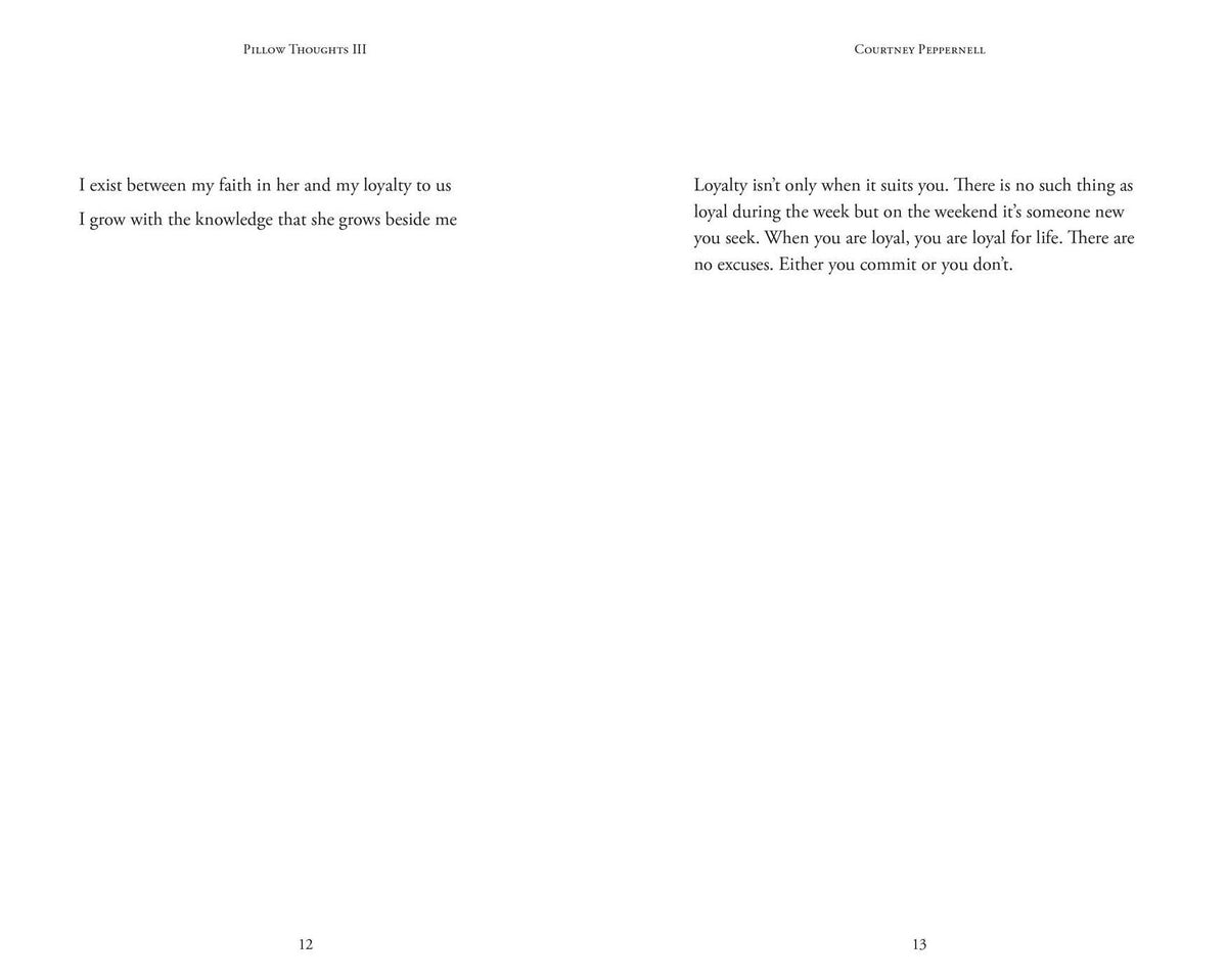 Pillow Thoughts III: Mending the Mind