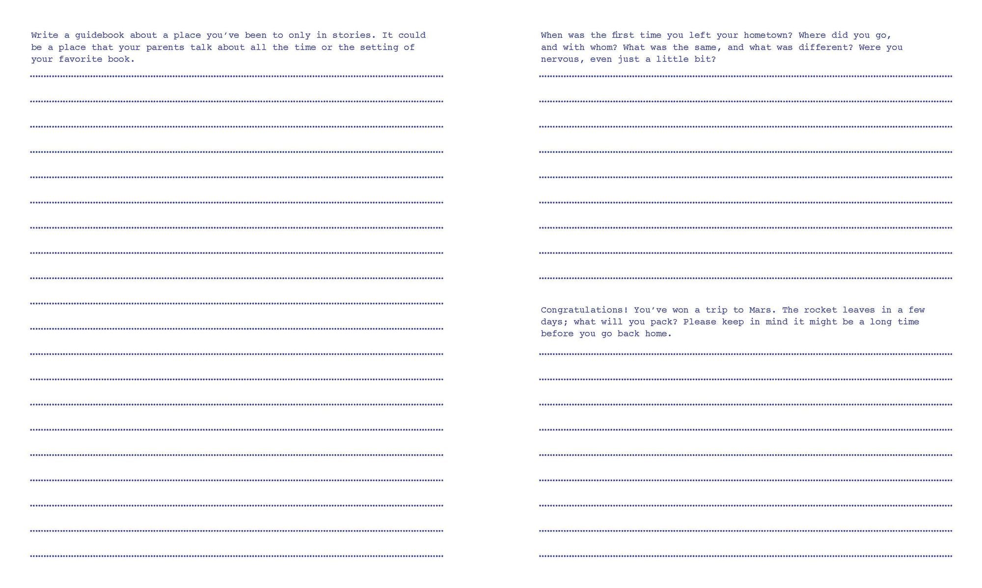 642 Things to Write About Journal: Young Writer's Edition