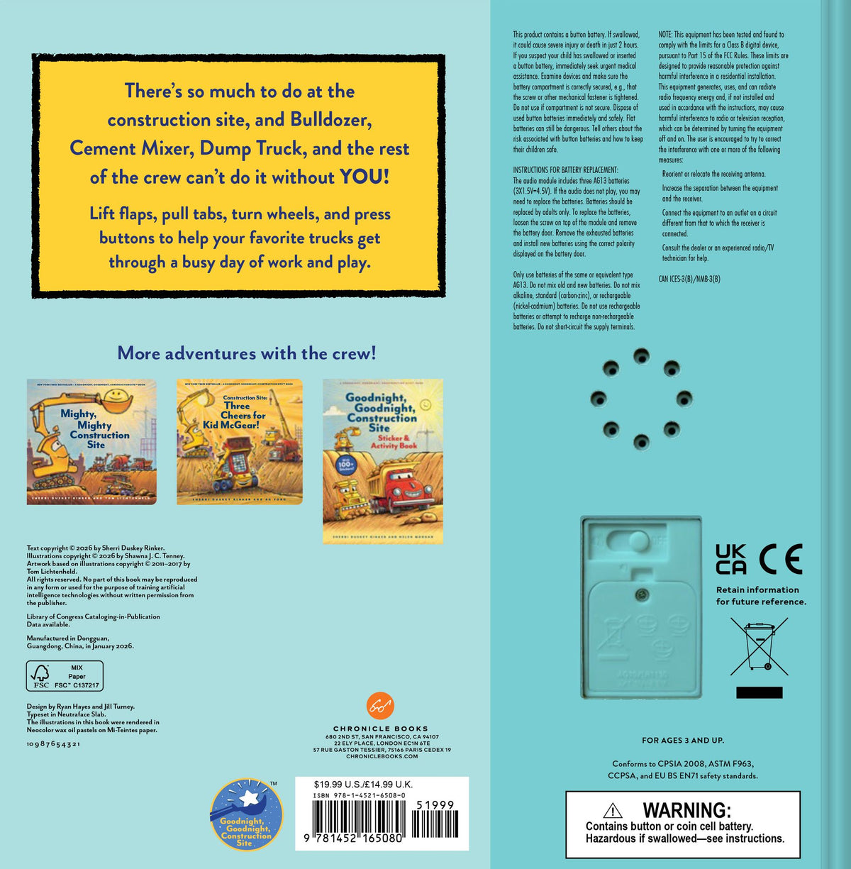 Construction Site: The Crew Needs YOU!: An Interactive Sound Book