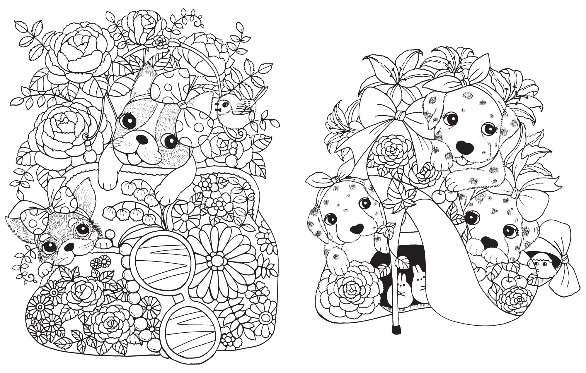 A Million Puppies: Paw-some Pooches to Color