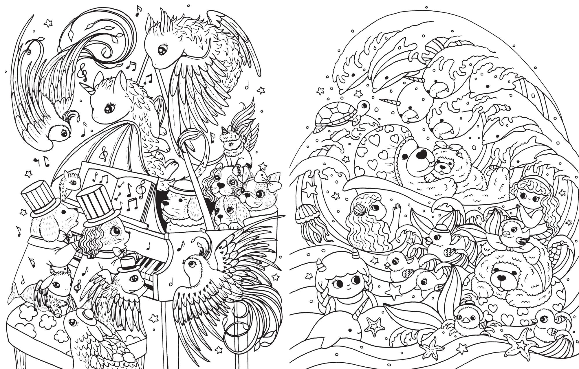 A Million Puppies: Paw-some Pooches to Color