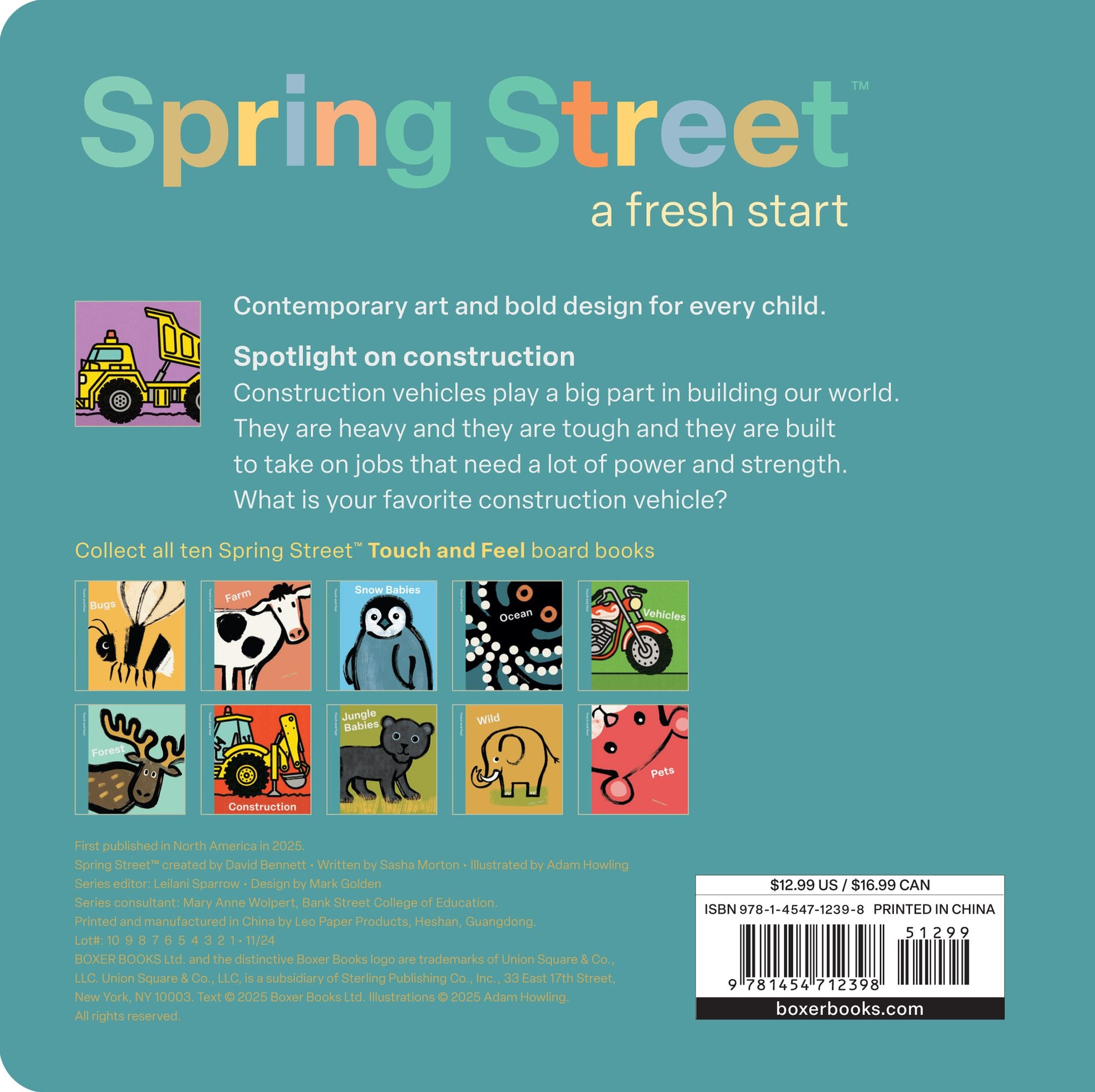 Spring Street Touch and Feel: Construction