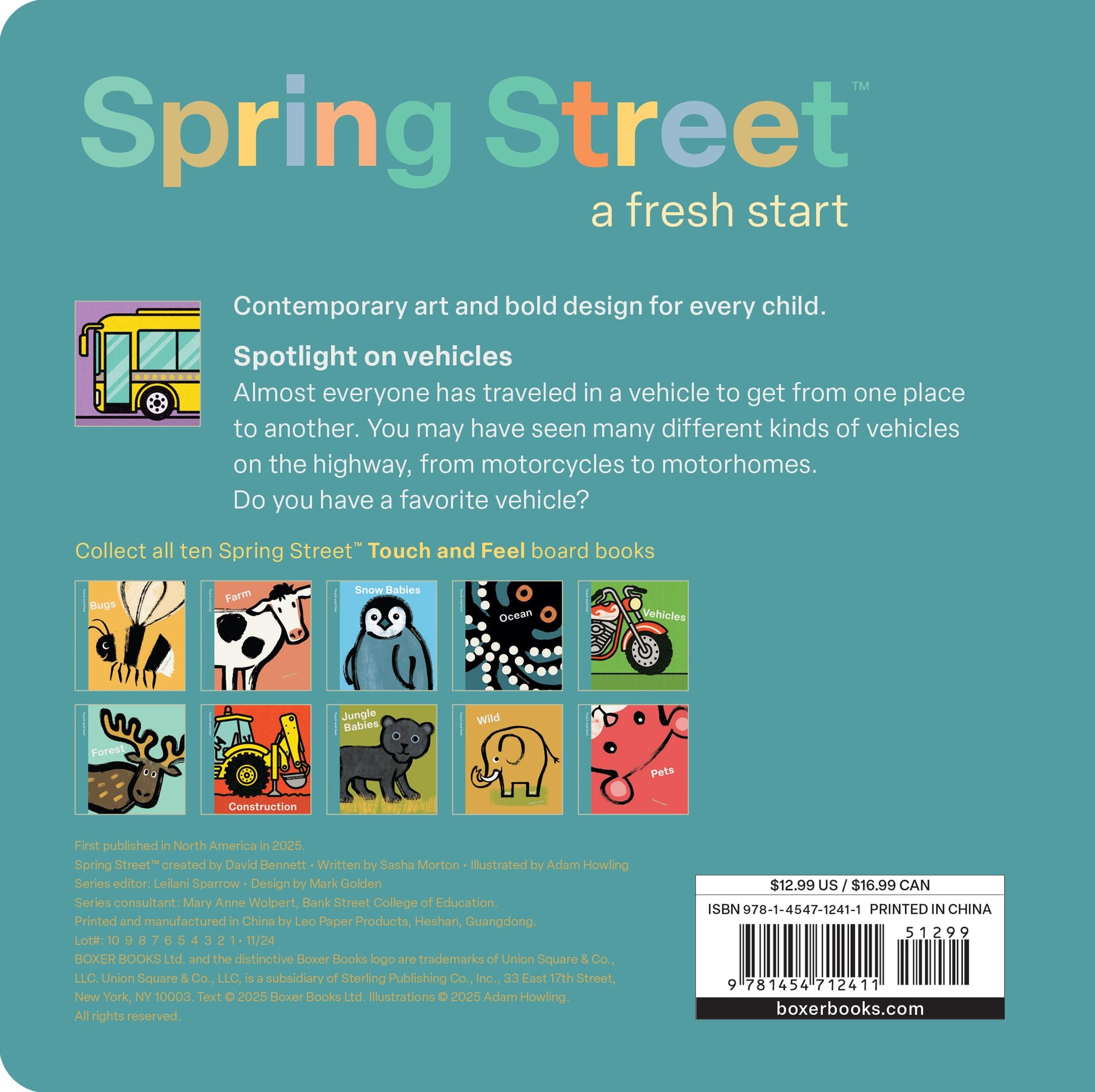 Spring Street Touch and Feel: Vehicles