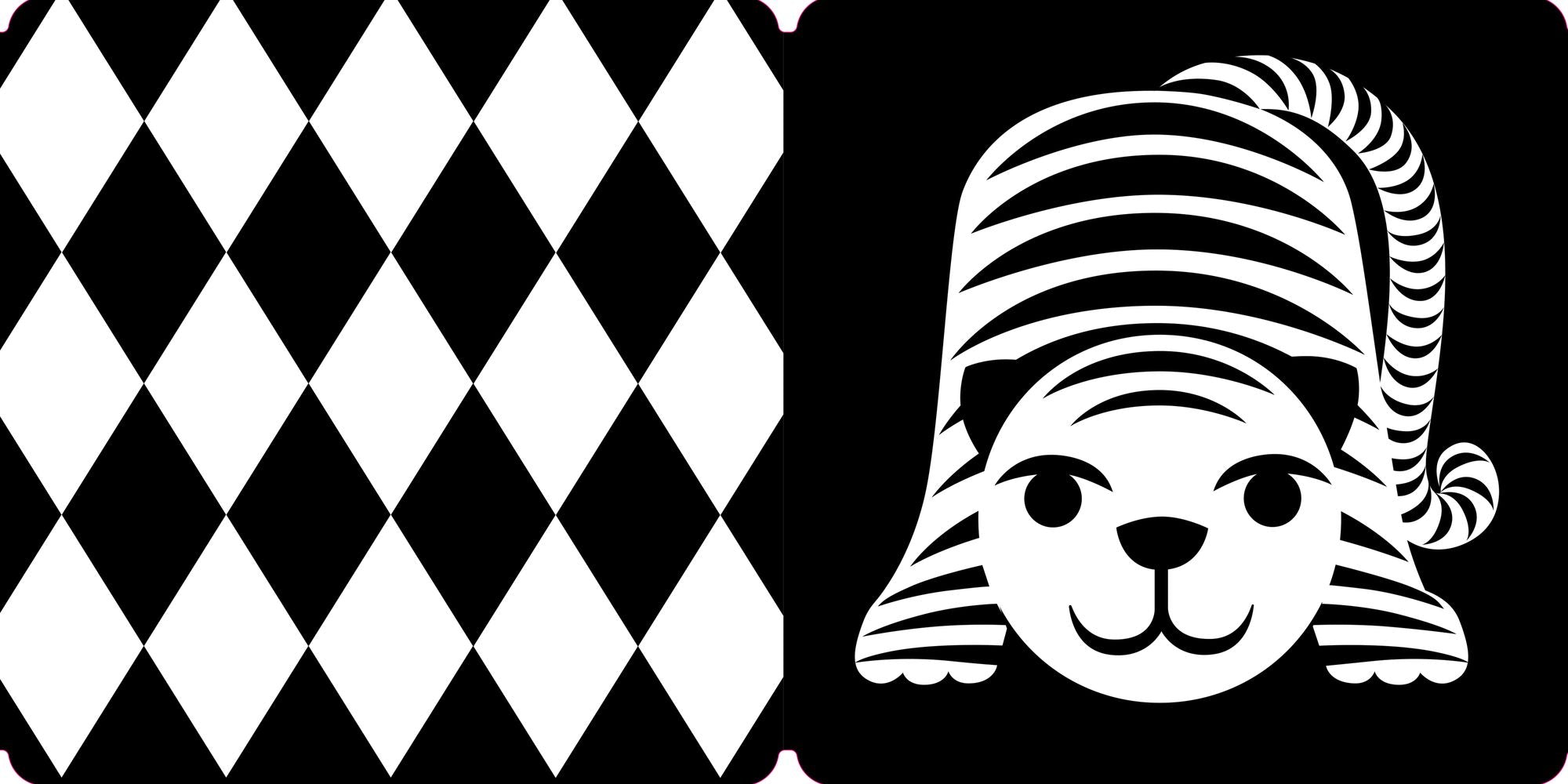 Spring Street Tummy Time: Baby's First Book in Black & White