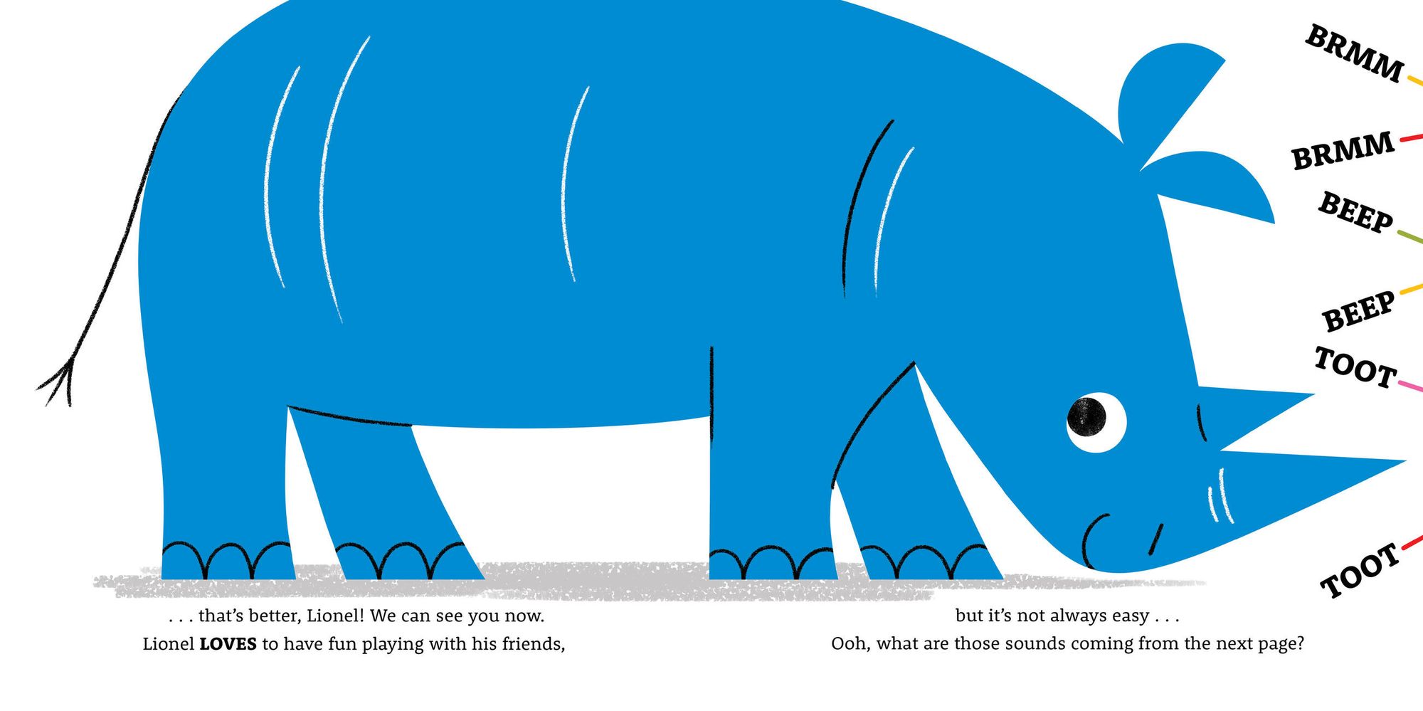 Lionel: The big friendly rhinoceros