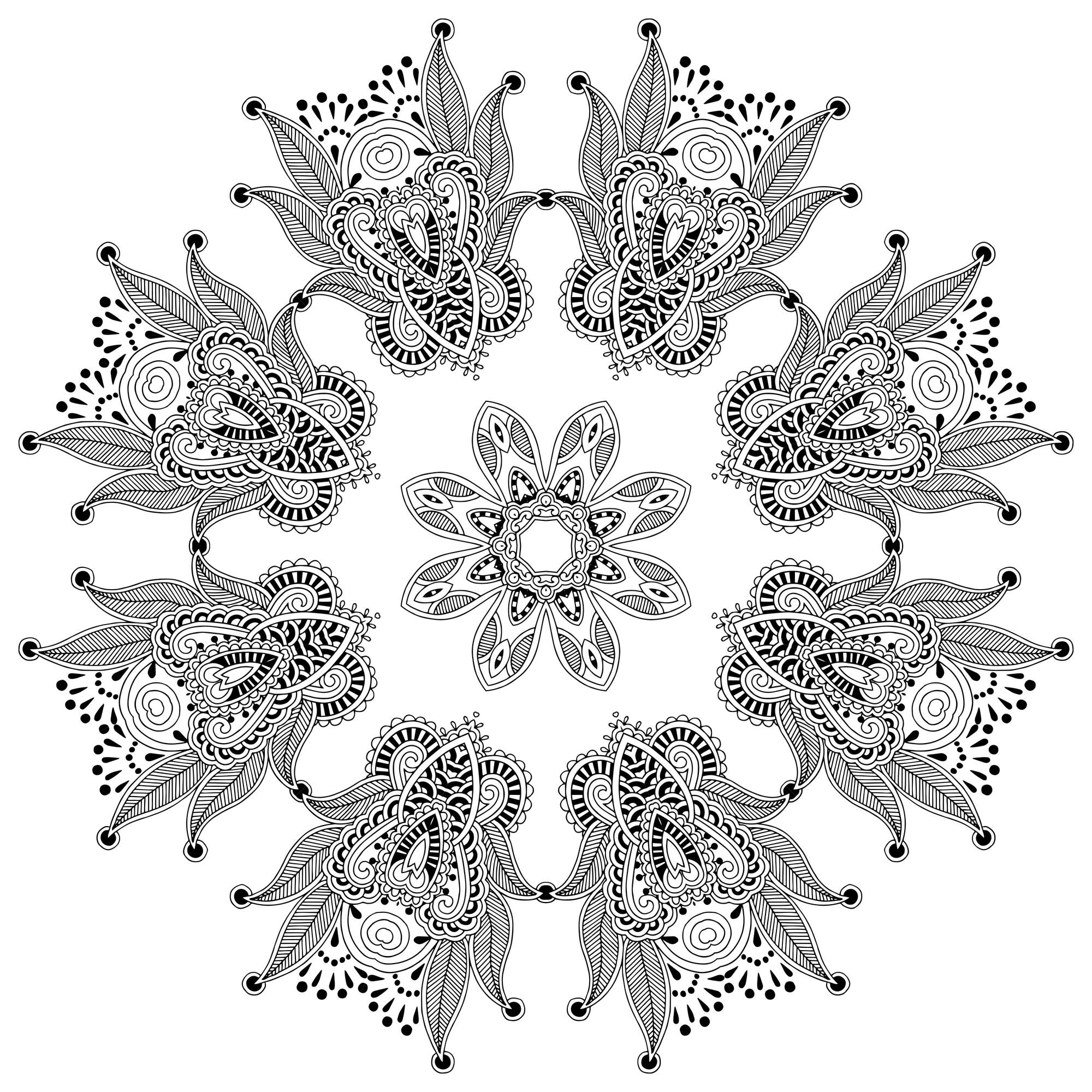 Mandala Meditation Coloring Book