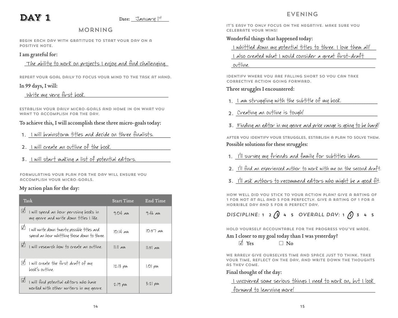 The 100-Day Goal Journal: Accomplish What Matters to You