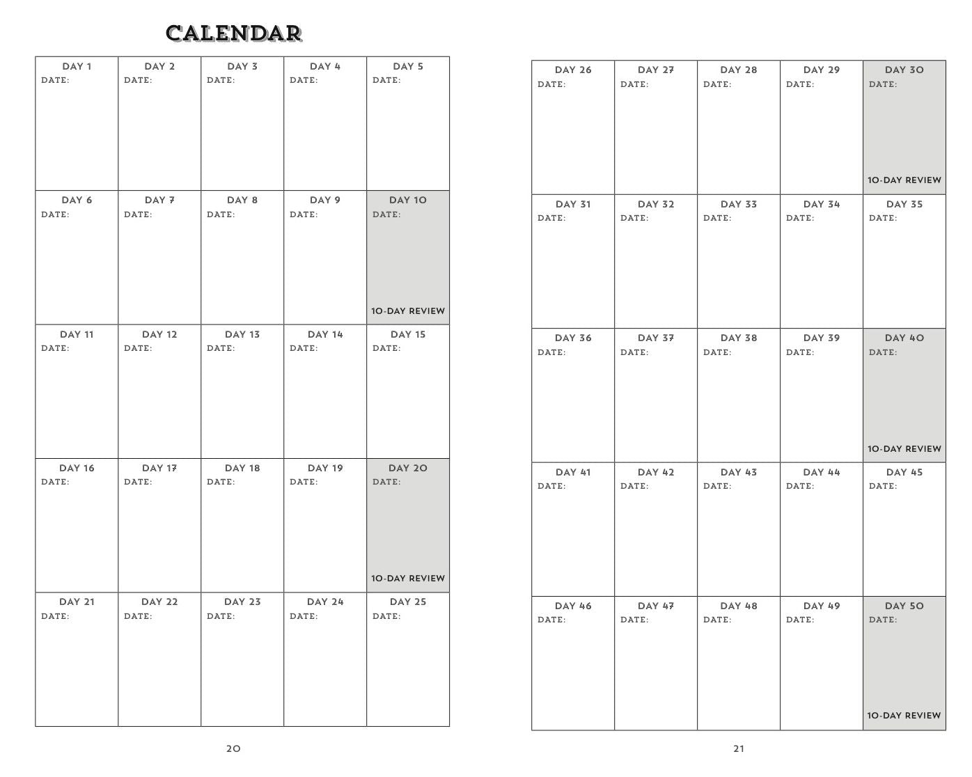 The 100-Day Goal Journal: Accomplish What Matters to You