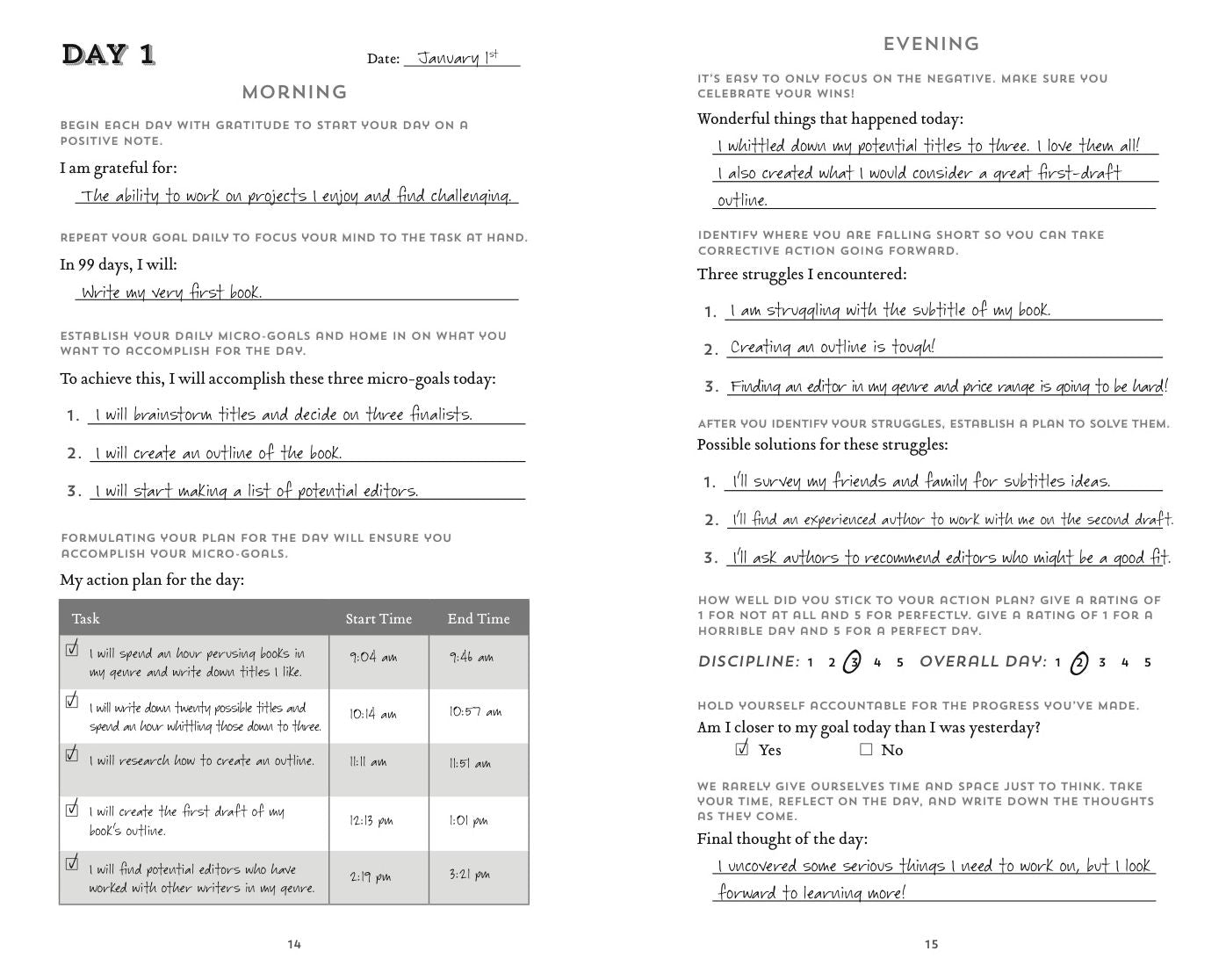 The 100-Day Goal Journal: Accomplish What Matters to You