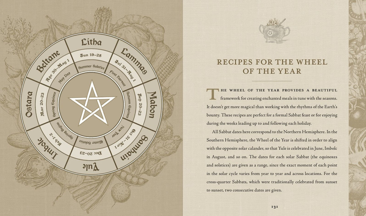 Wiccan Kitchen: A Guide to Magical Cooking & Recipes - A Cookbook
