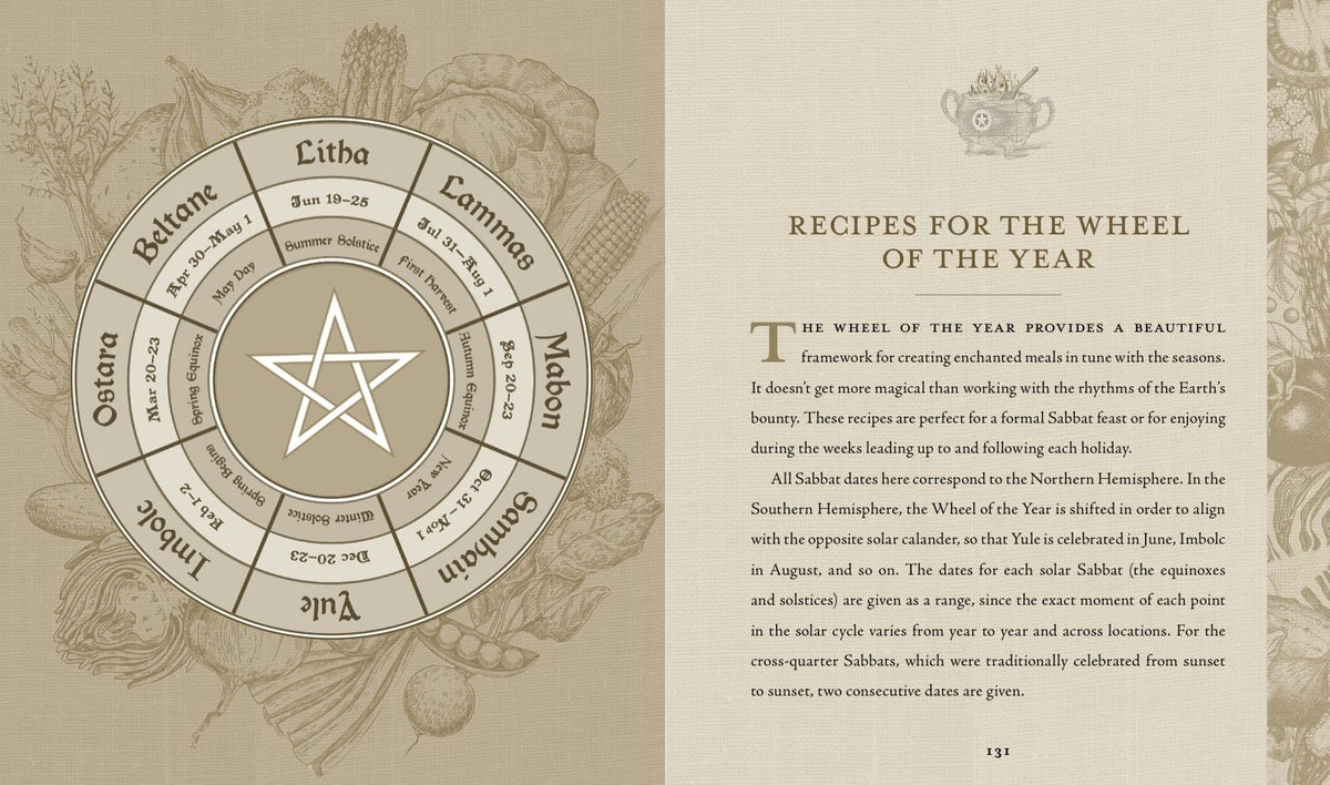 Wiccan Kitchen: A Guide to Magical Cooking & Recipes - A Cookbook