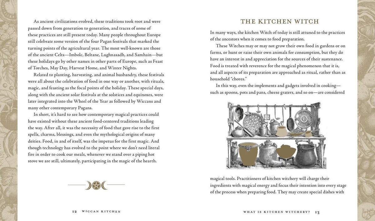 Wiccan Kitchen: A Guide to Magical Cooking & Recipes - A Cookbook