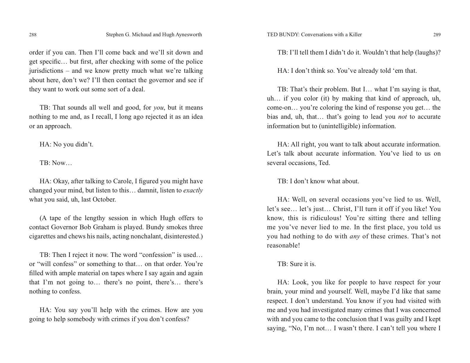 Ted Bundy: Conversations with a Killer: The Death Row Interviews