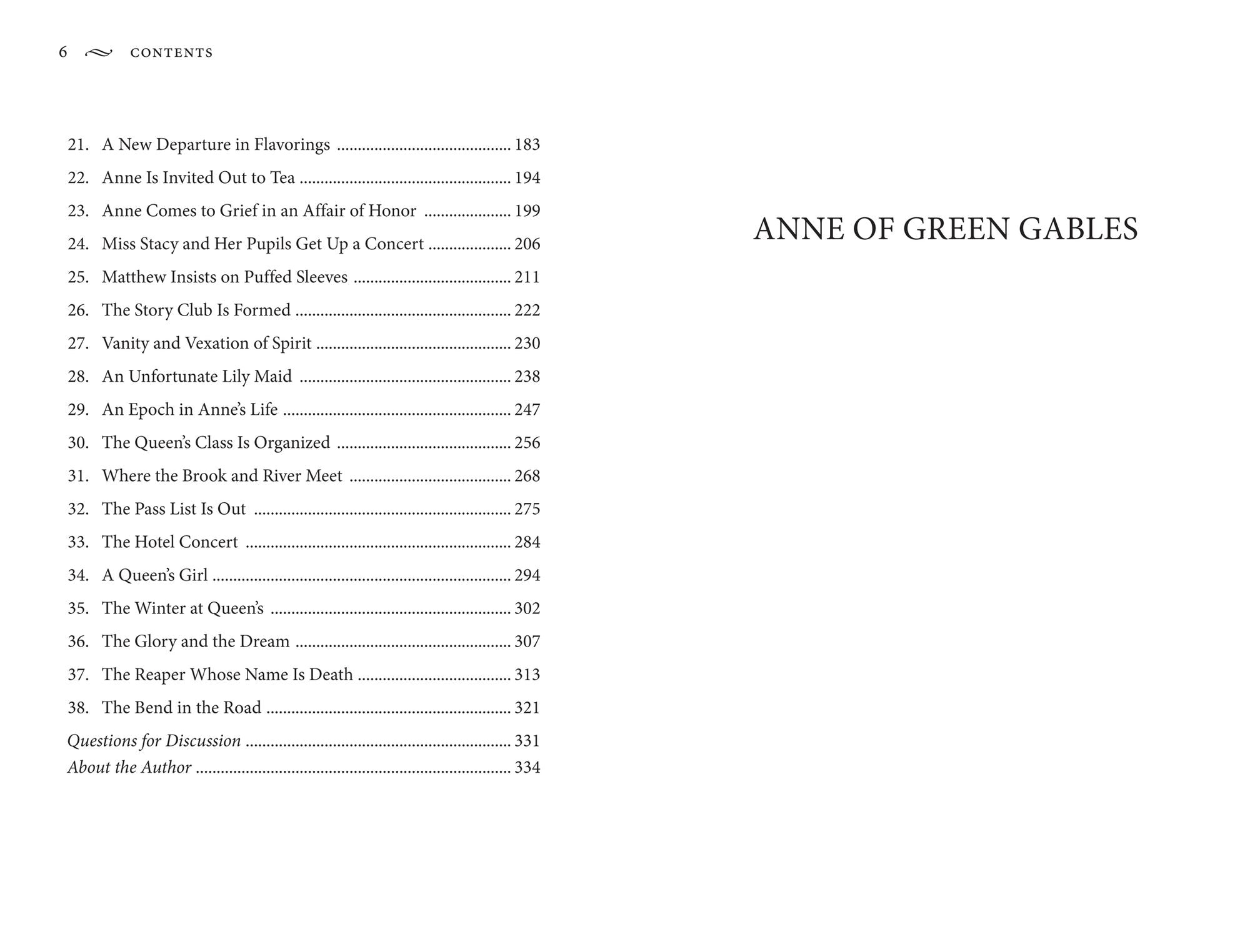 Anne of Green Gables