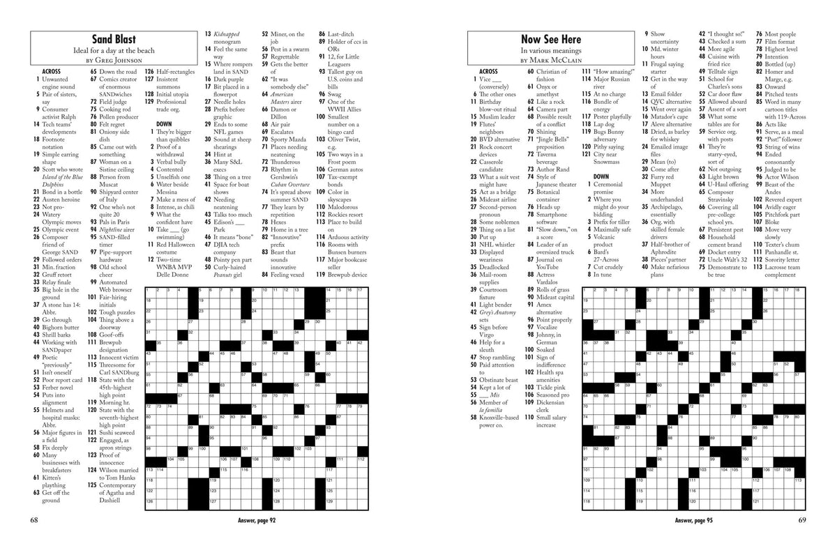 Cozy Sunday Crosswords