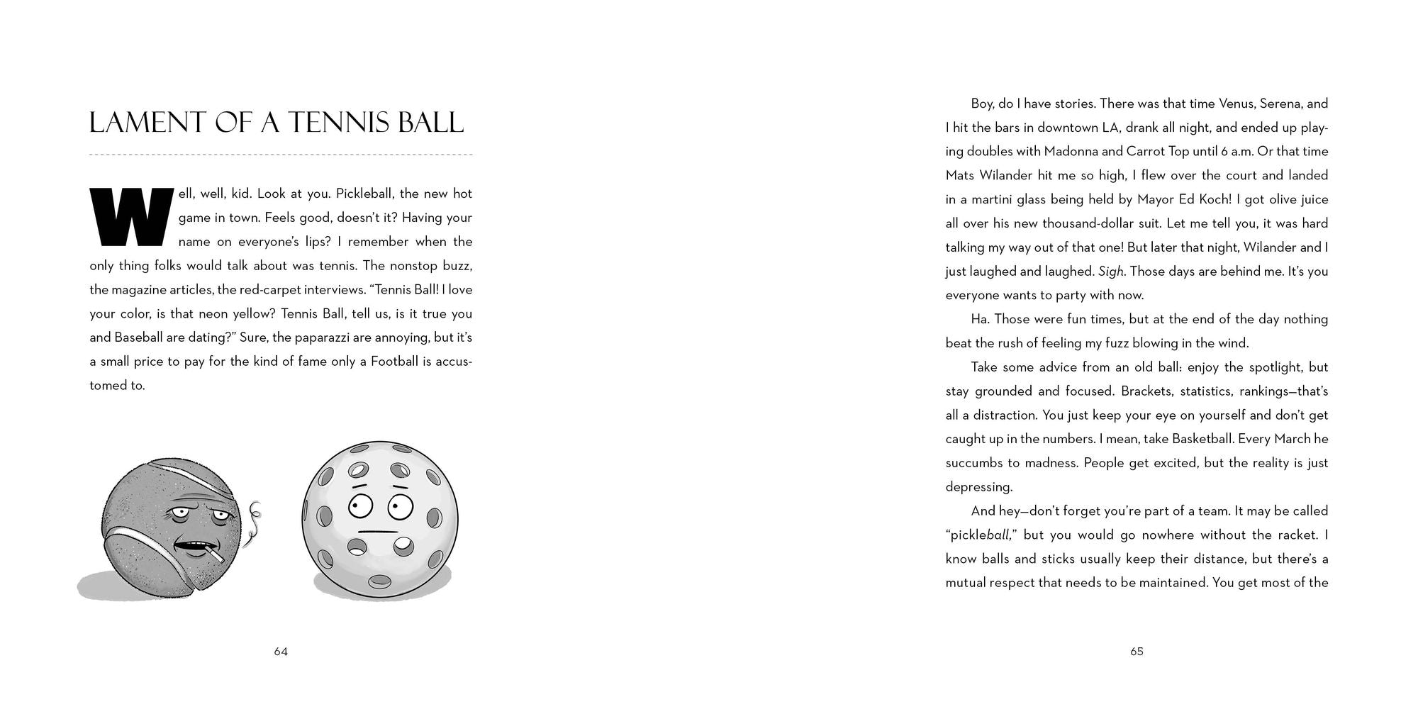 Dink!: Pickleball Facts, Fictions & Cartoons