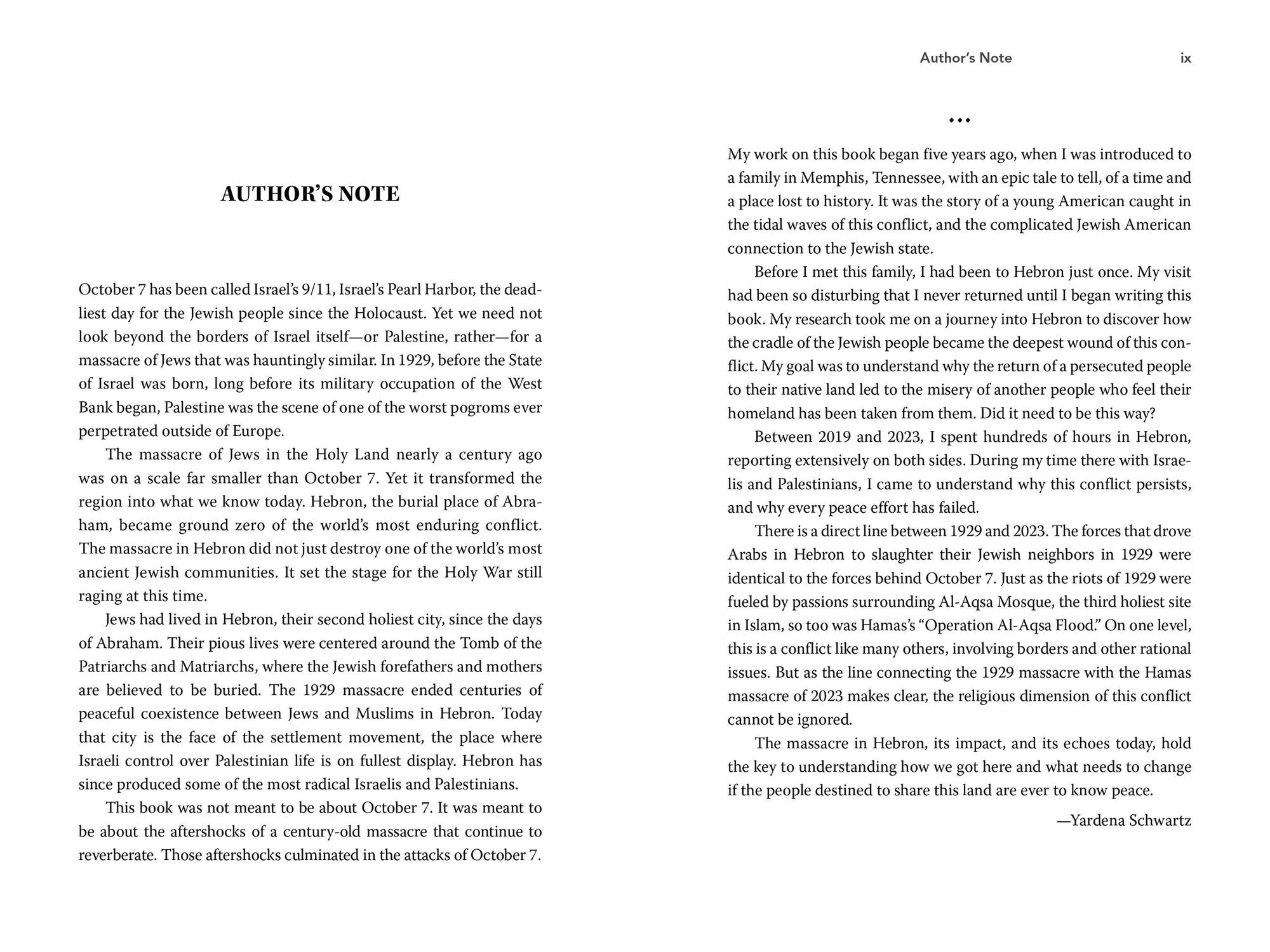 Ghosts of a Holy War: The 1929 Massacre in Palestine That Ignited the Arab-Israeli Conflict