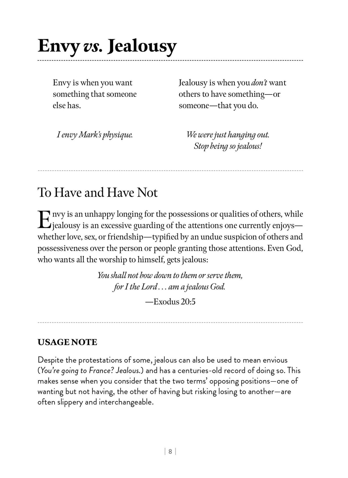 Dictionary of Fine Distinctions: Nuances, Niceties, and Subtle Shades of Meaning