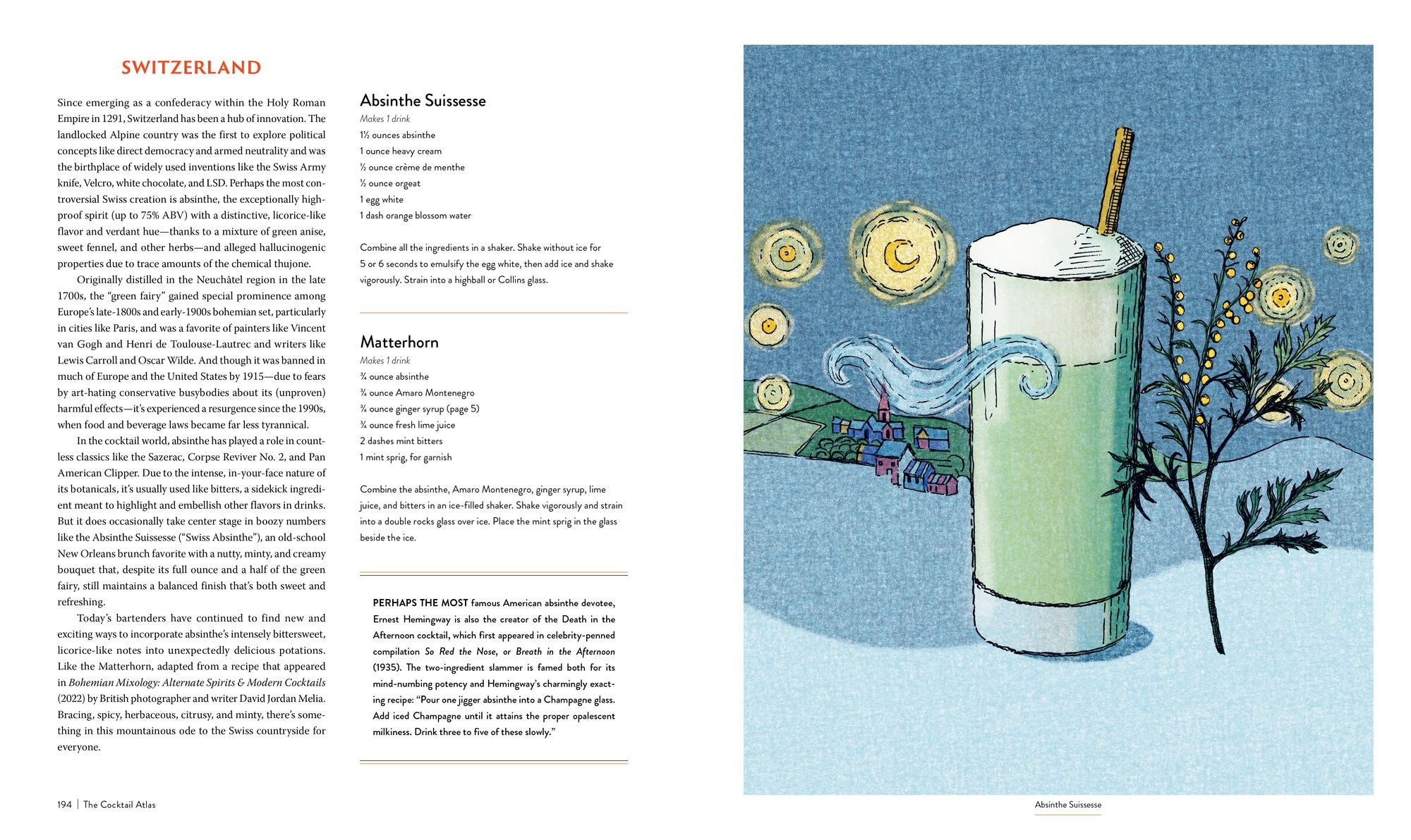 The Cocktail Atlas: Around the World in 200+ Drinks - A Cocktail Book