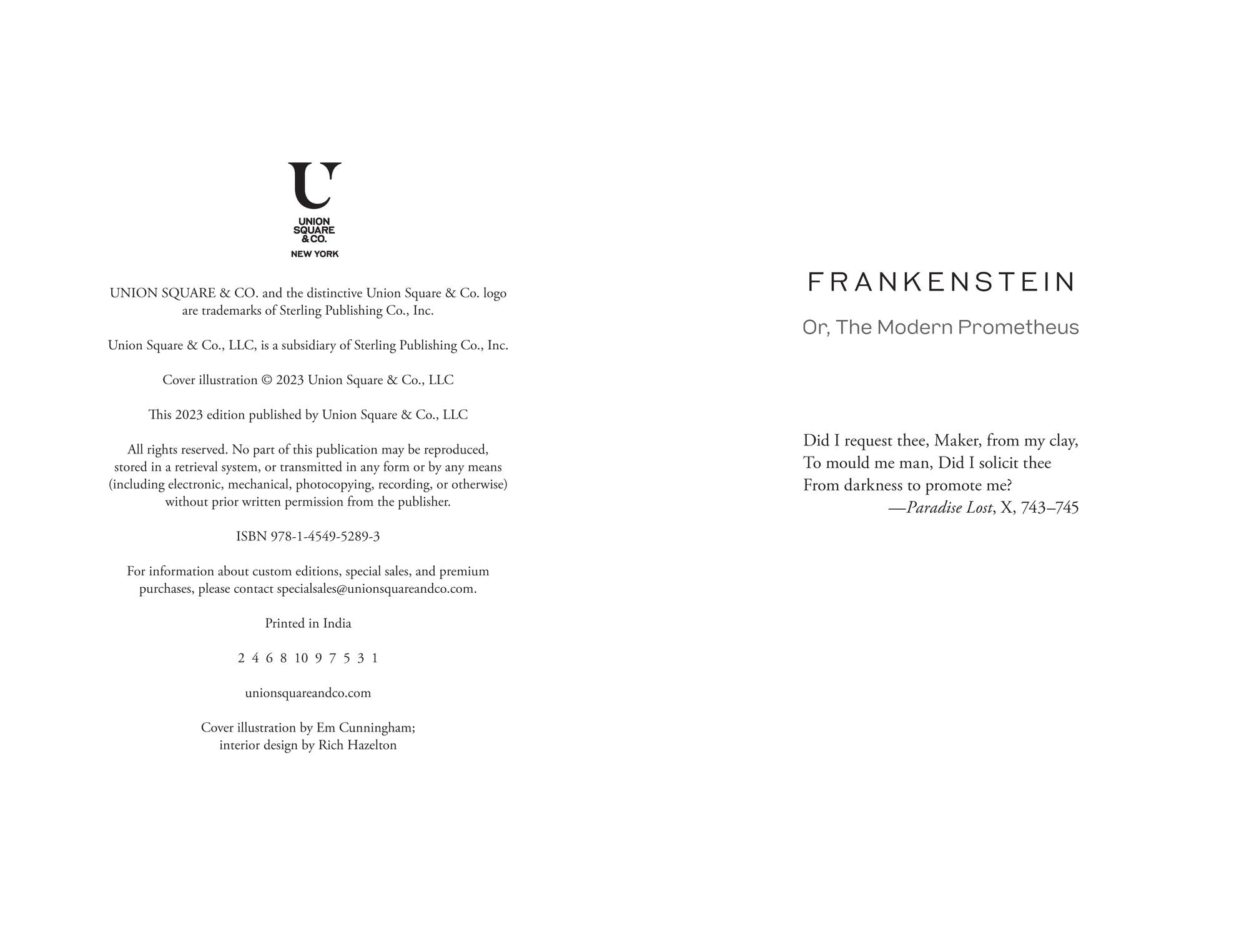 Frankenstein (Special Edition)