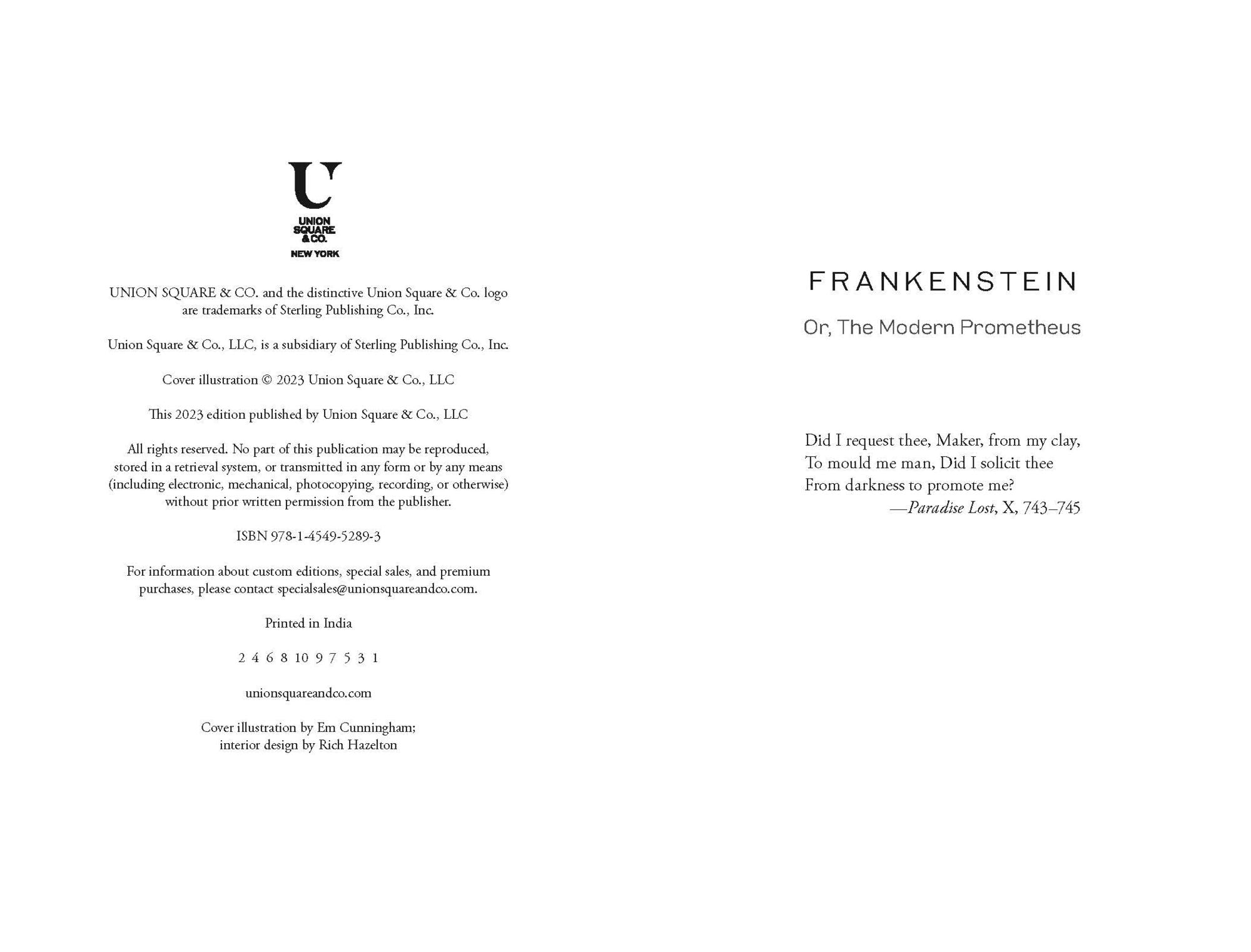 Frankenstein (Special Edition)