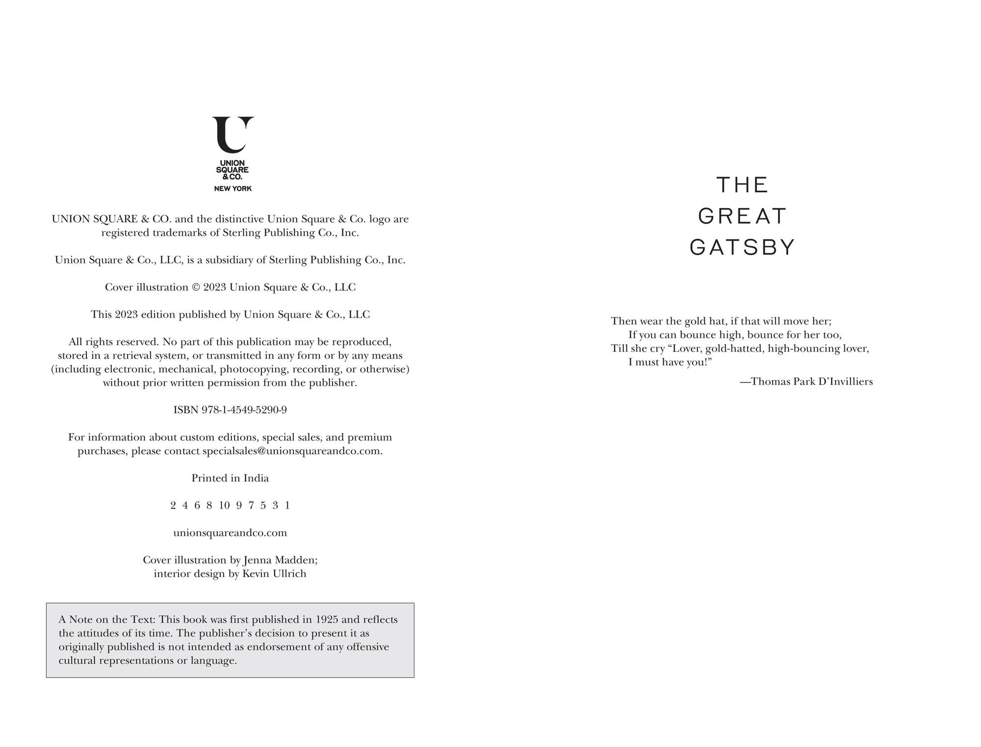 The Great Gatsby (Special Edition)