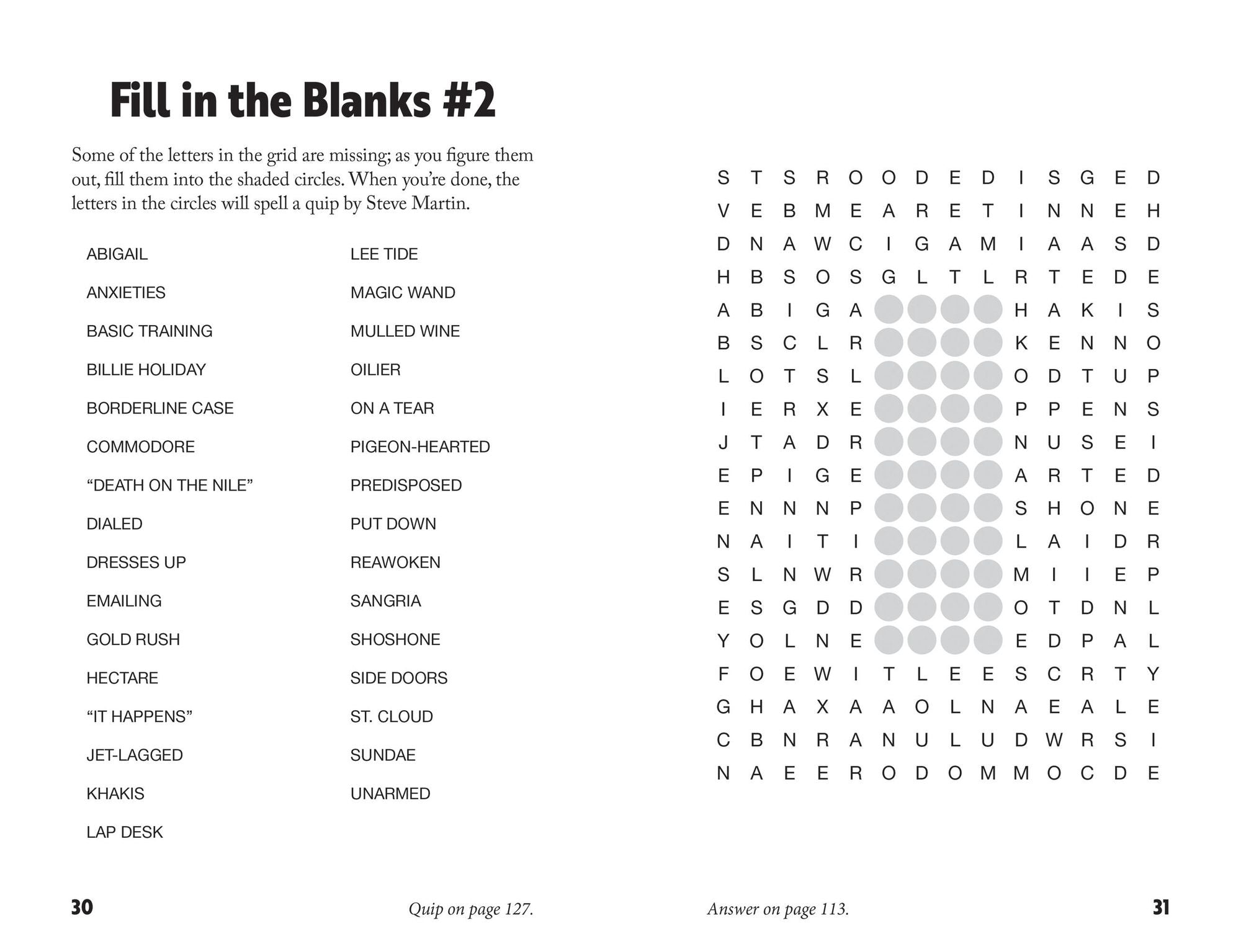 Curiously Quirky Word Searches