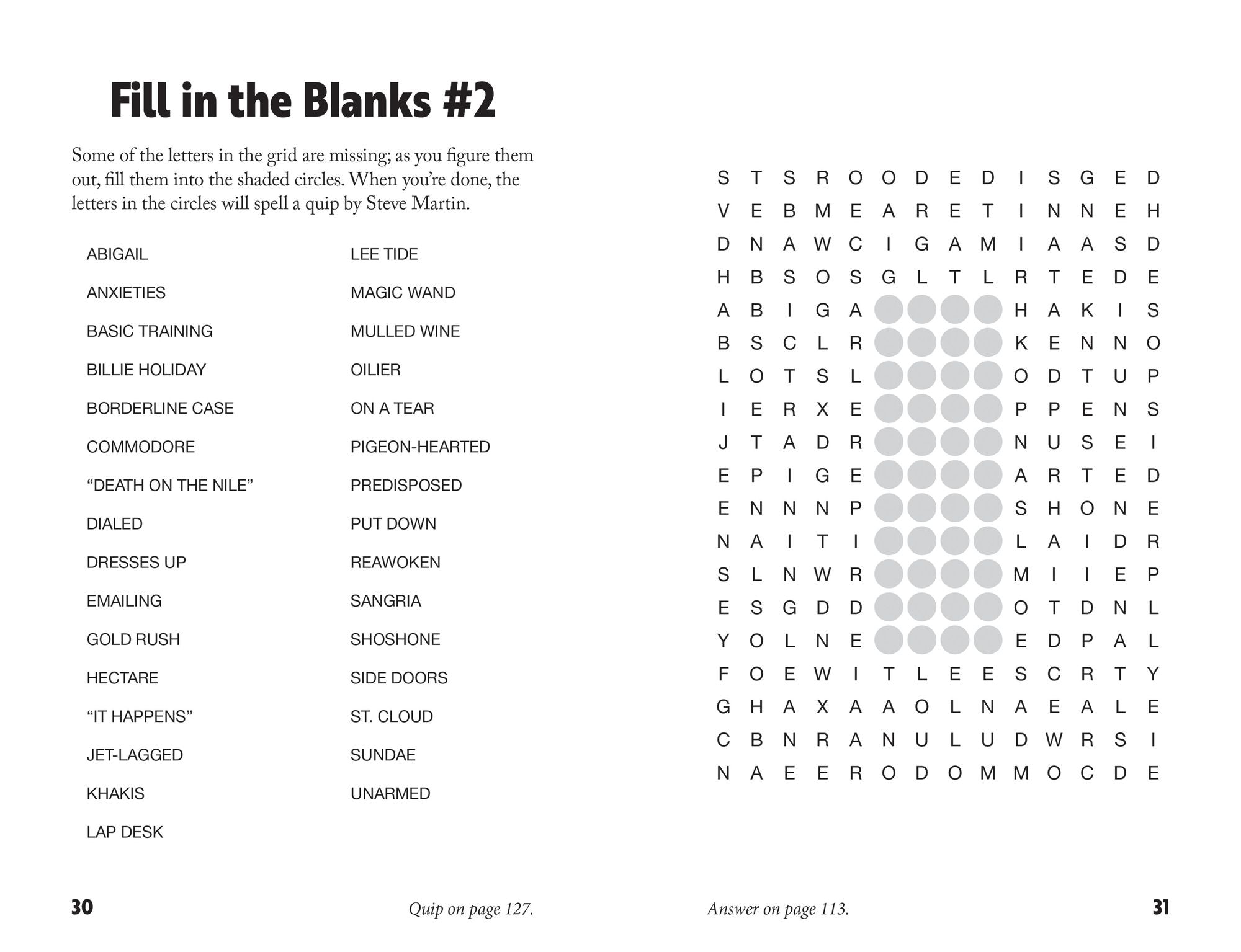 Curiously Quirky Word Searches