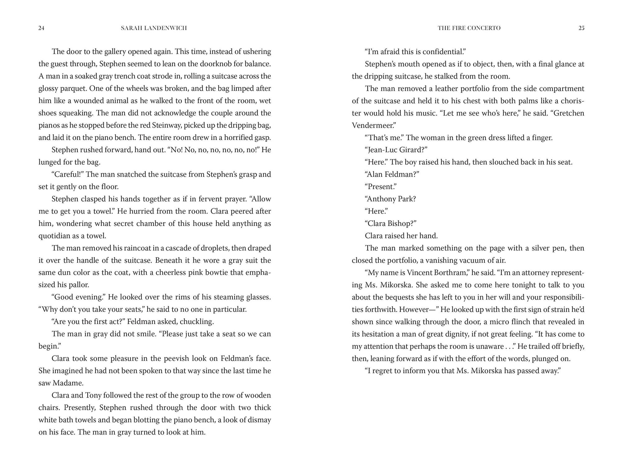 The Fire Concerto: A Novel