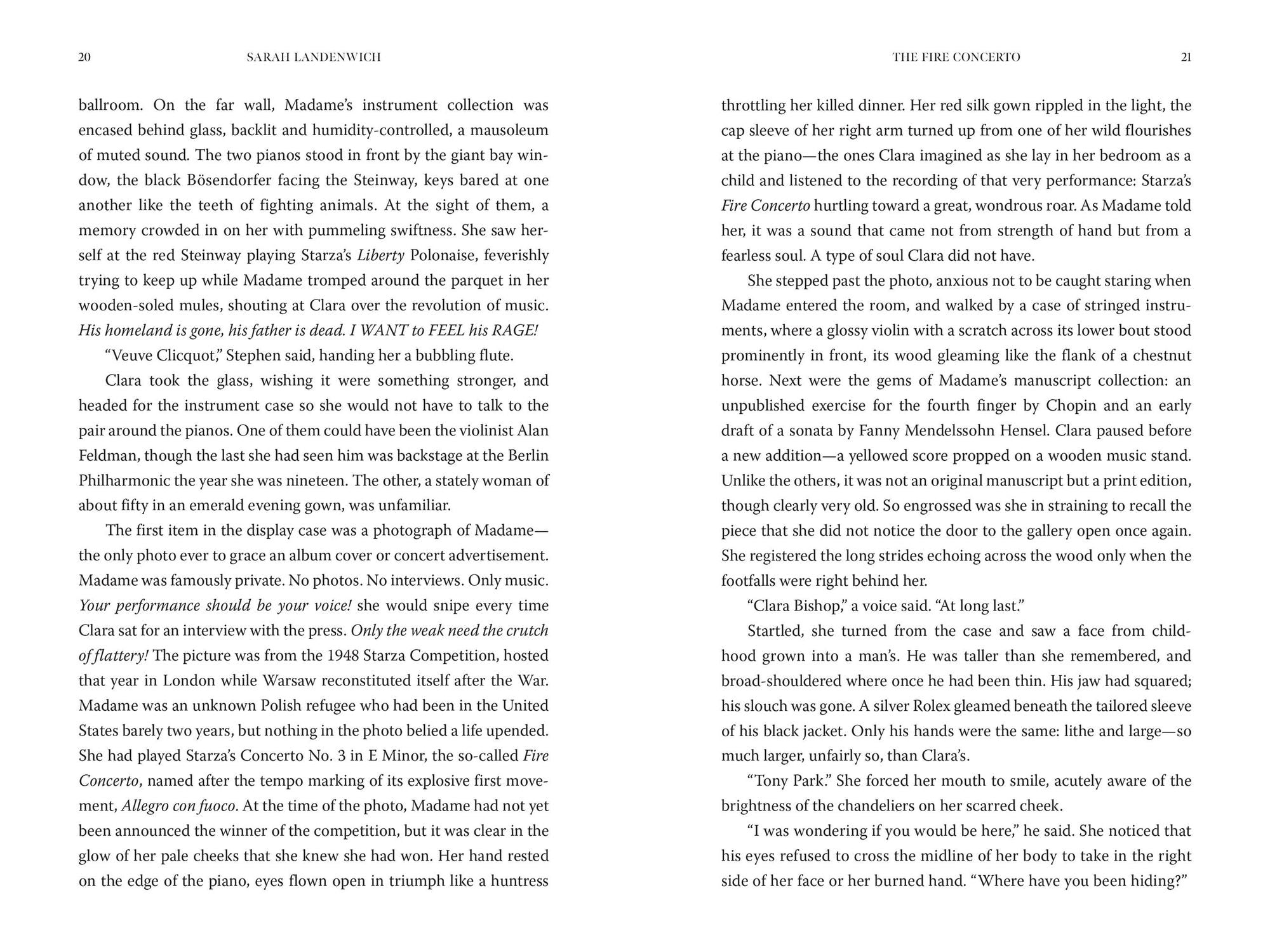 The Fire Concerto: A Novel