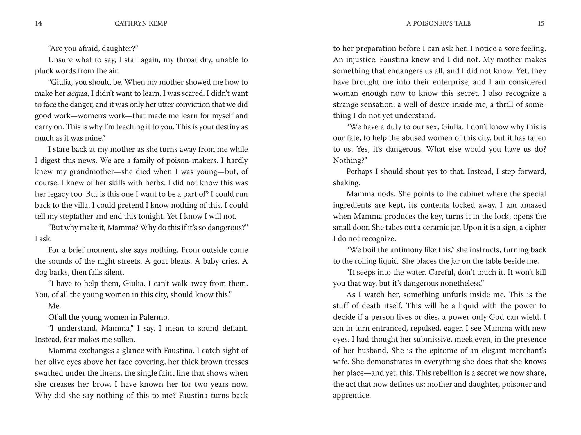 A Poisoner's Tale: A Novel (A Retelling of the Life of Giulia Tofana, Aqua Tofana Poisoner of Rome)