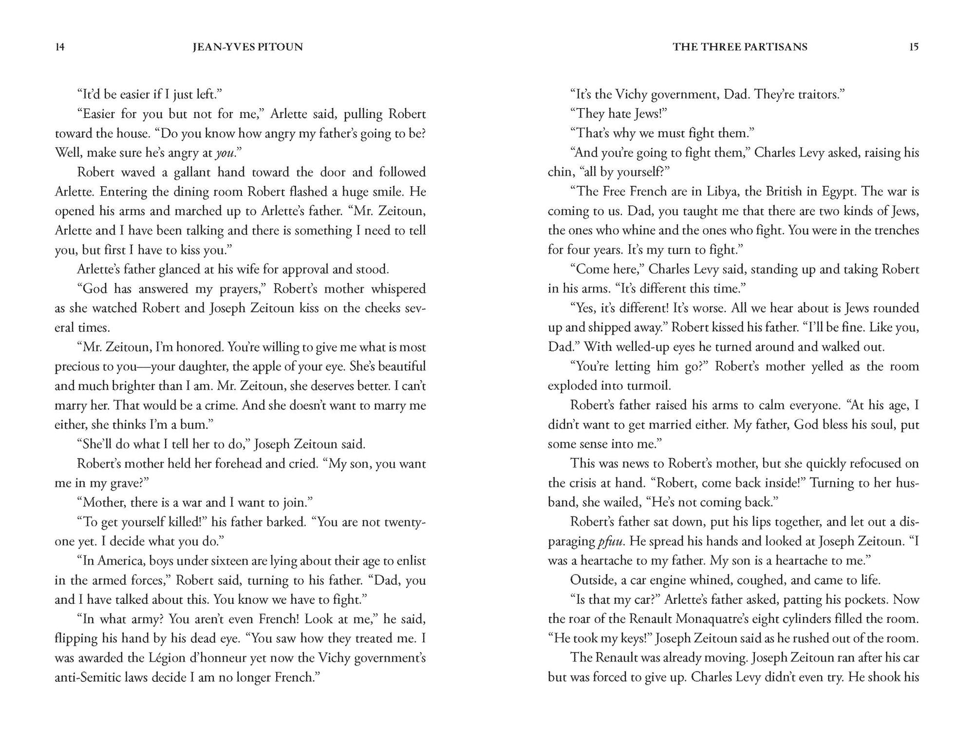 The Three Partisans: A Novel