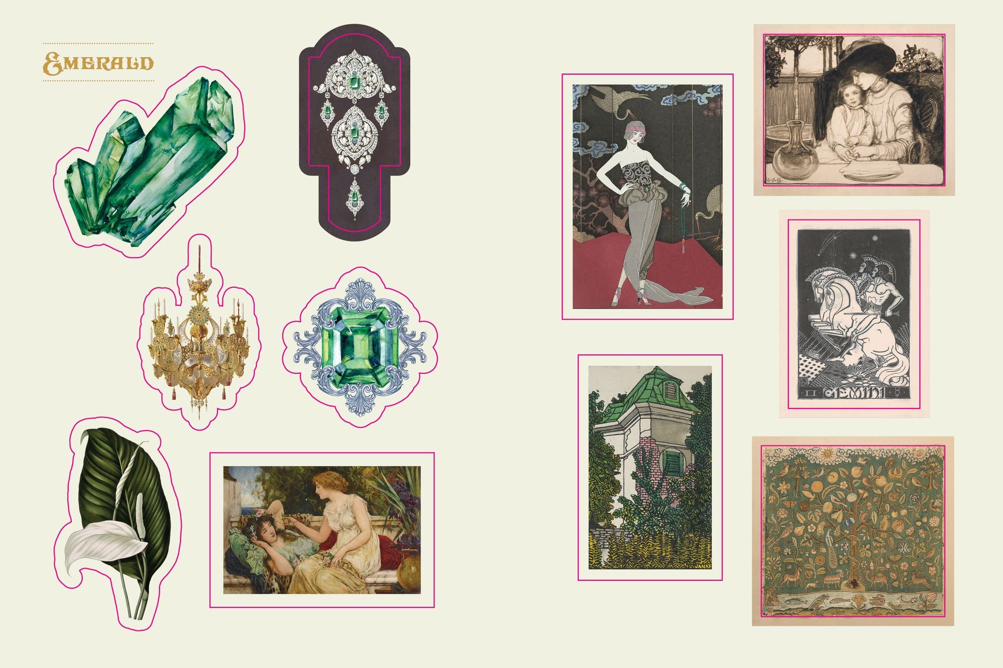 Crystal Sticker Book: More than 400 Magickal & Mystical Stickers