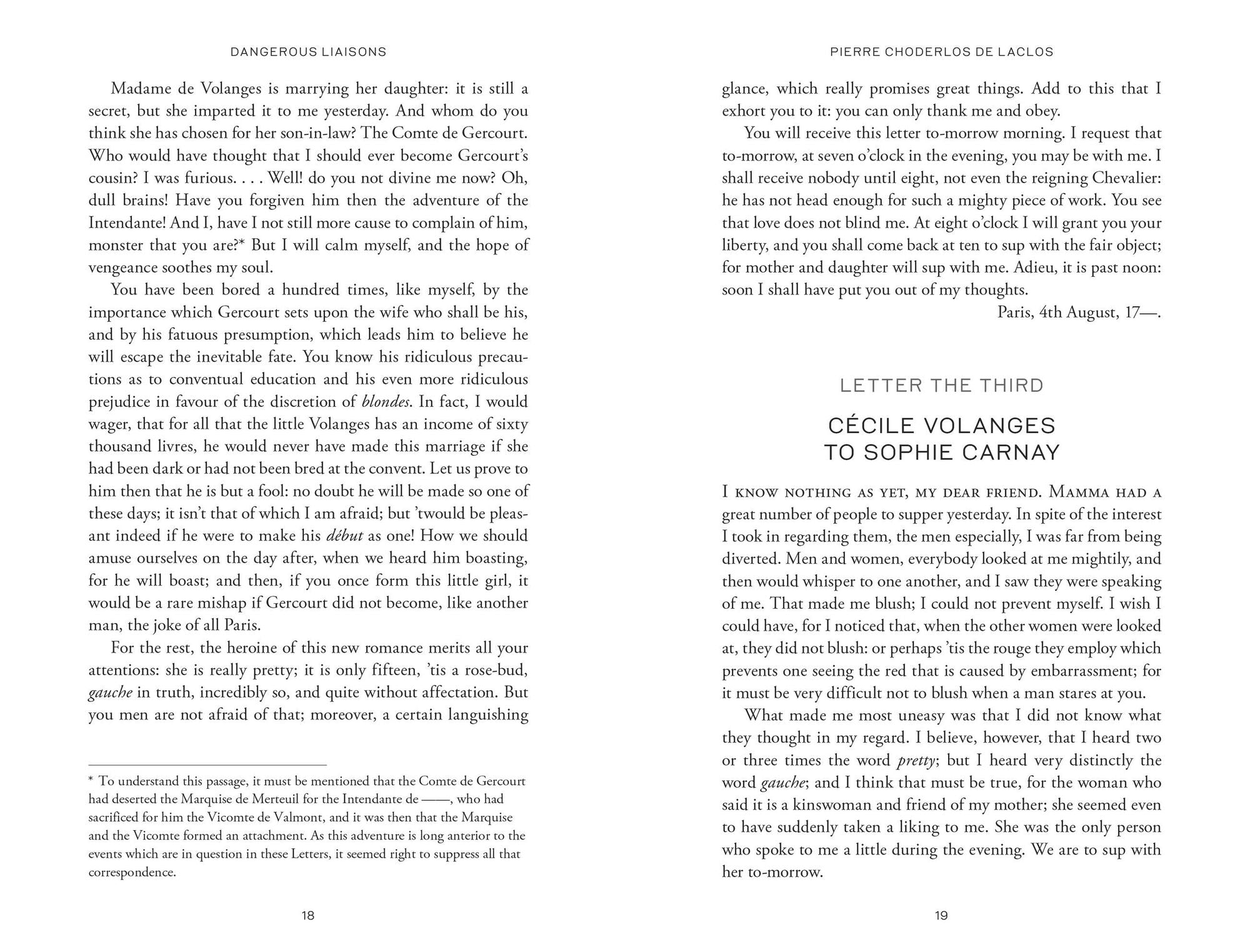 Dangerous Liaisons